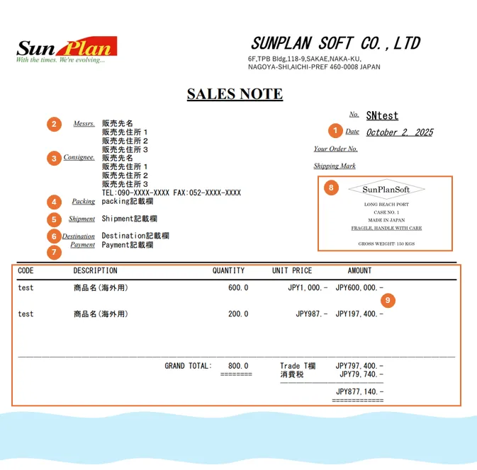 SALES NOTEのテンプレート・書き方を解説